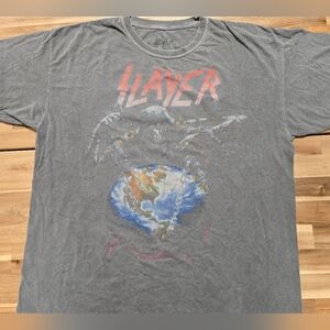 Authentic 1995 Slayer Band Tee North American Tour Devine Introvention🤘👊